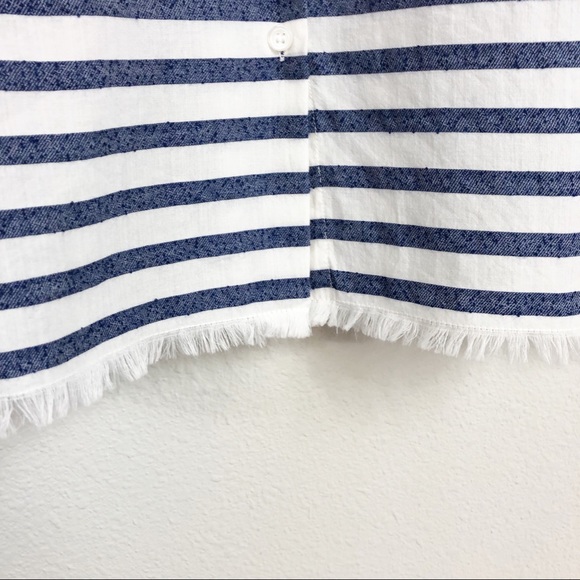 Madewell | ‘Moment’ Striped Sleeveless Shirt - Picture 5 of 6